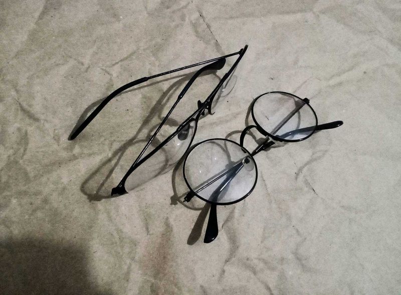 Round Black Frame Glasses