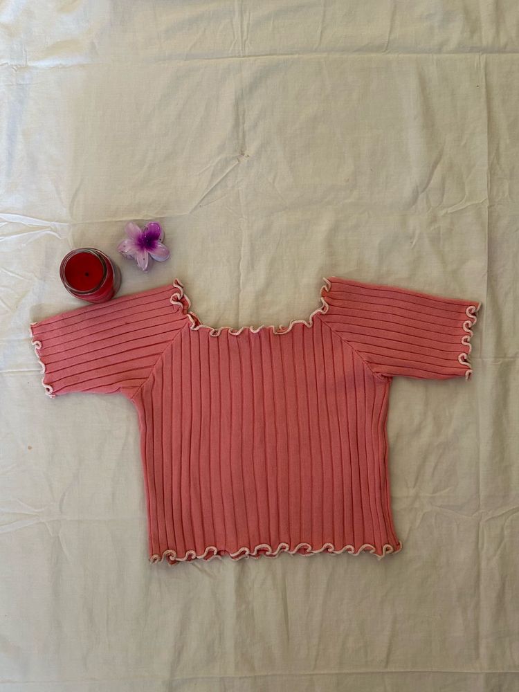 Cute Off Shoulder Top