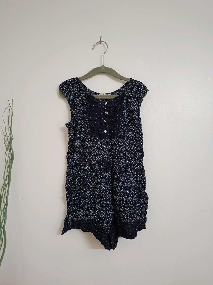 H&amp;M Blue print PlaySuit