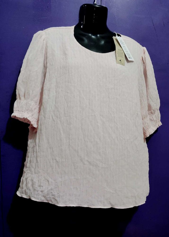 Women&#39;s Puff Sleeve Top Inner Attached