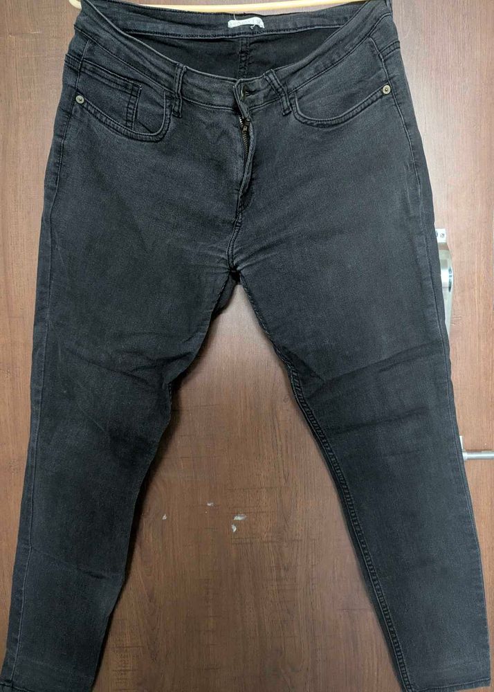 Charcoal Dressbery Denim Jeans - Size 34