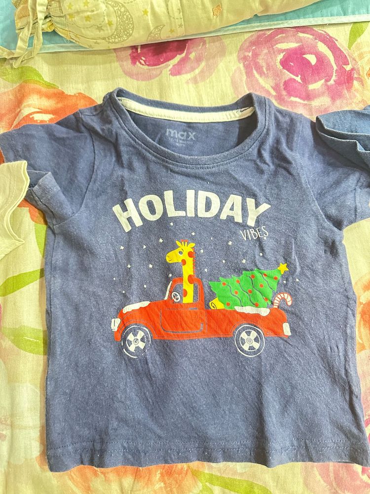 Max Boys 9-12 Months  T-shirt