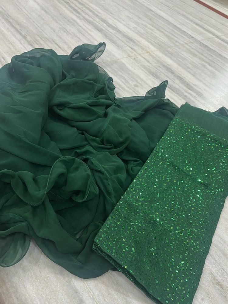 Green Saree