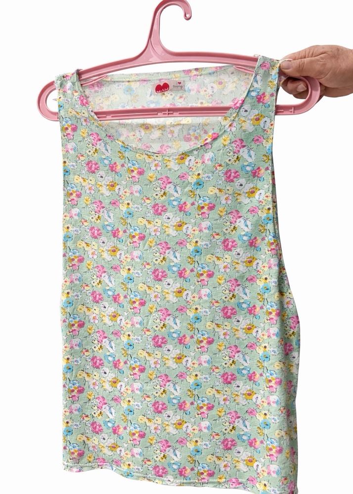 Floral Print Tank Top