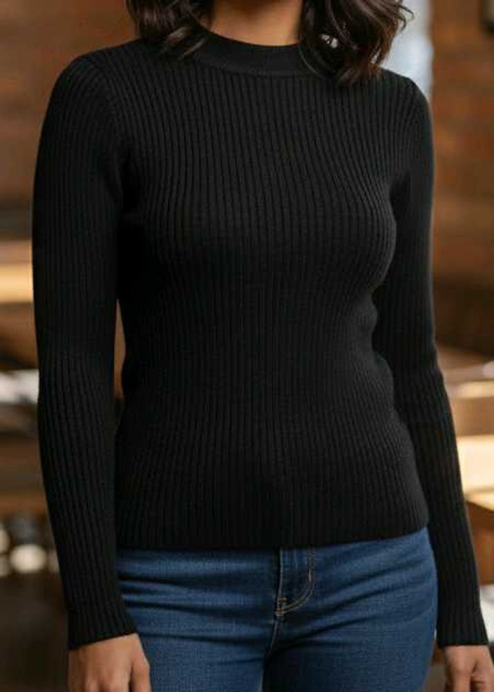 Black Long Sleeve Top