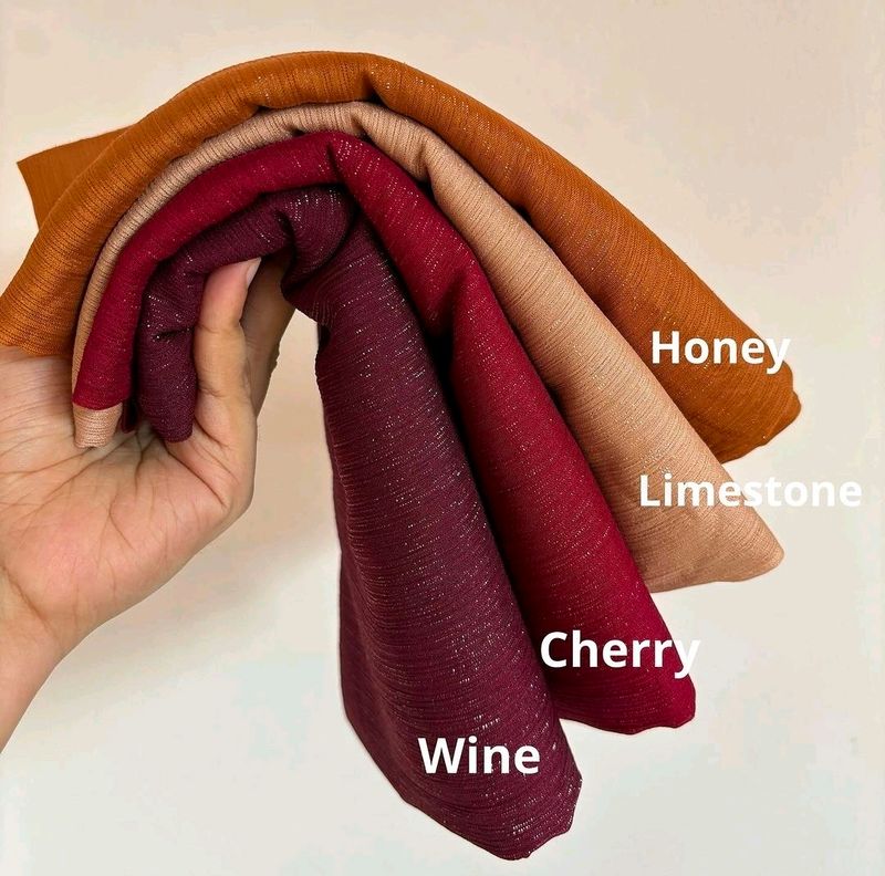 Glitter Shimmer Chiffon Hijab