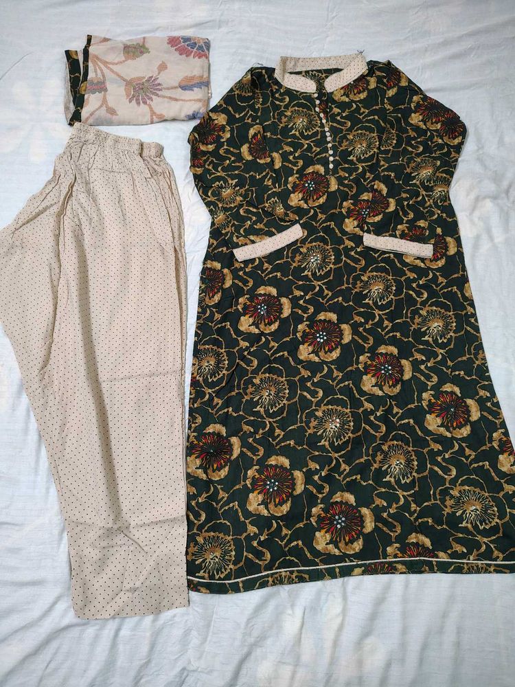 cotton stitched suit