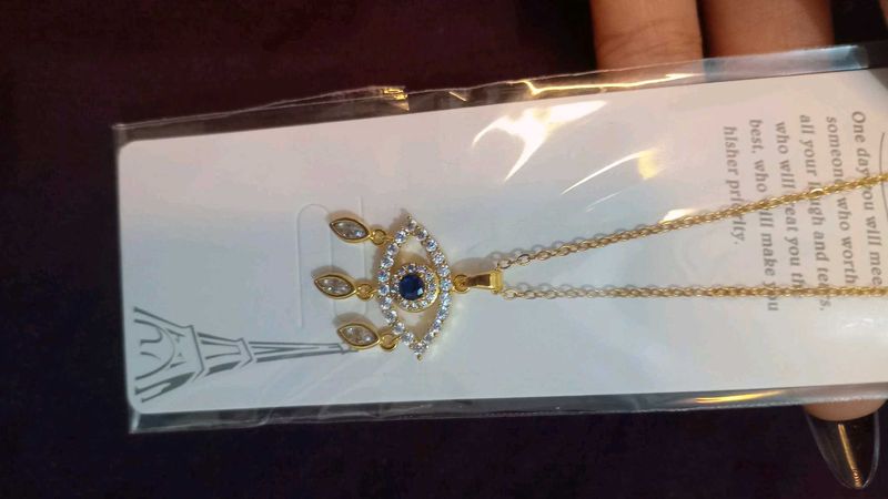 Evil Eye Nexklace, Brand New.
