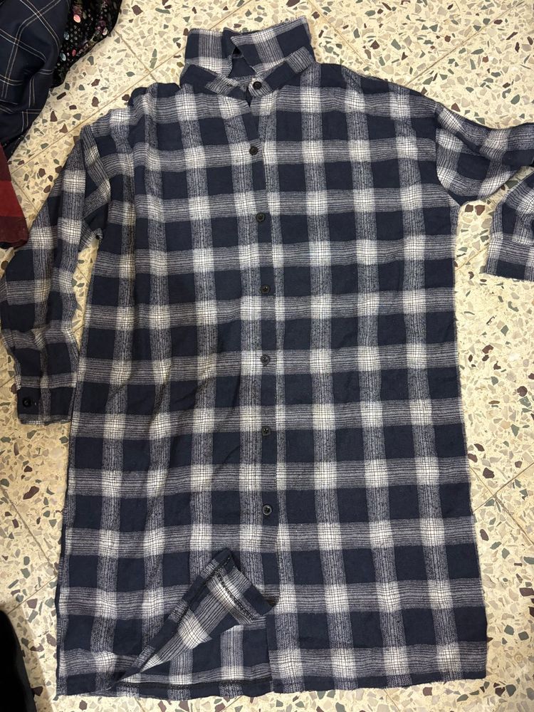 Plaid Shirt Dress