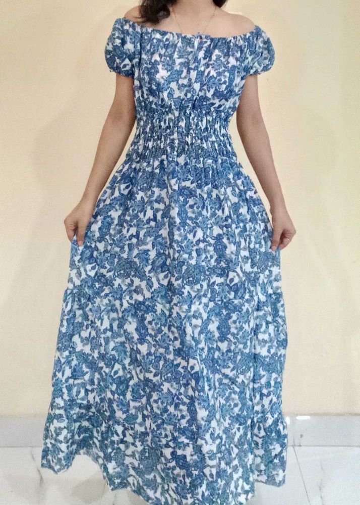 Brand New Blue Smokey Dress 👗