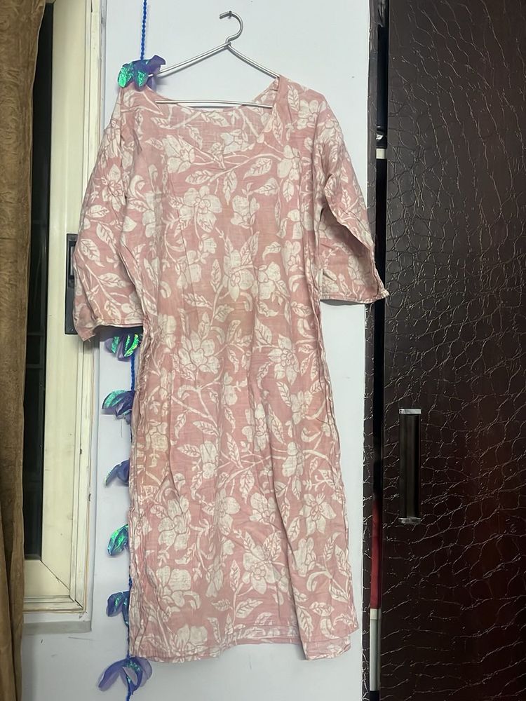 Floral Print Kurta