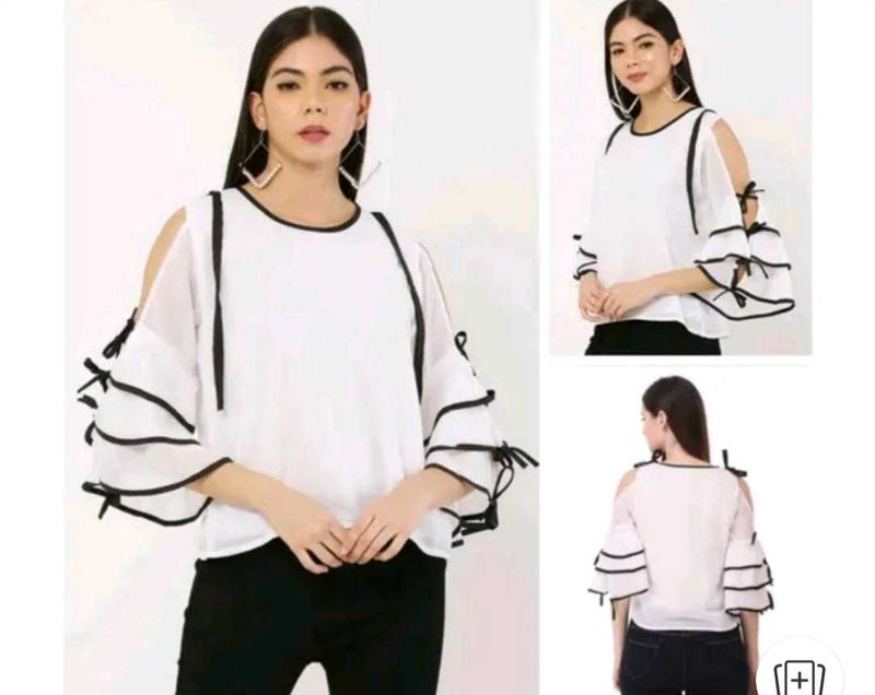 Chic White Cold Shoulder Top