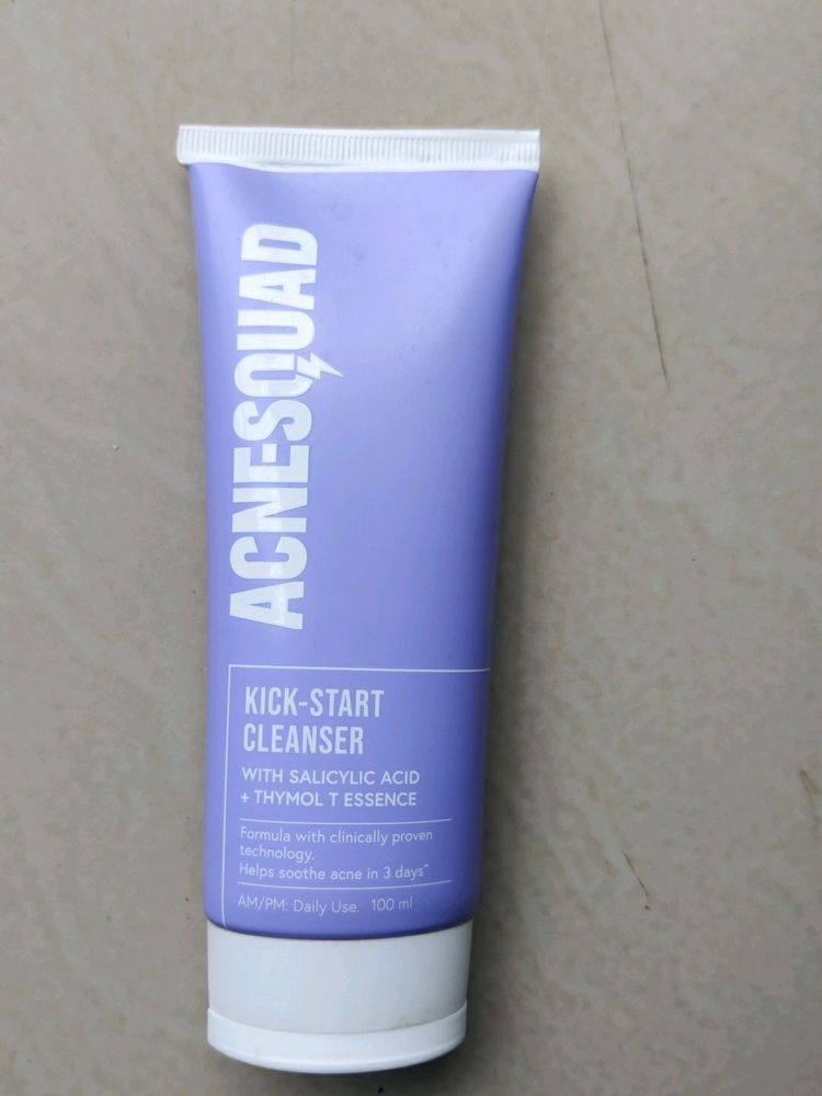 Acne Squad kick - start cleanser.