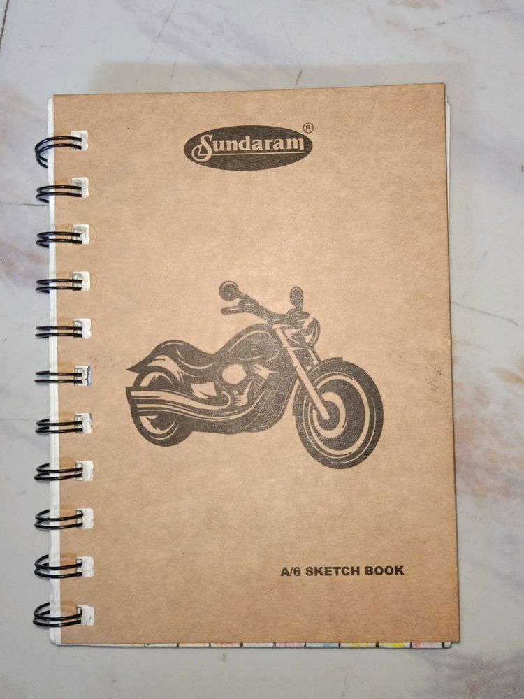A6 DRAWING SPIRAL BINDING BOOK Plus FREE GIFT