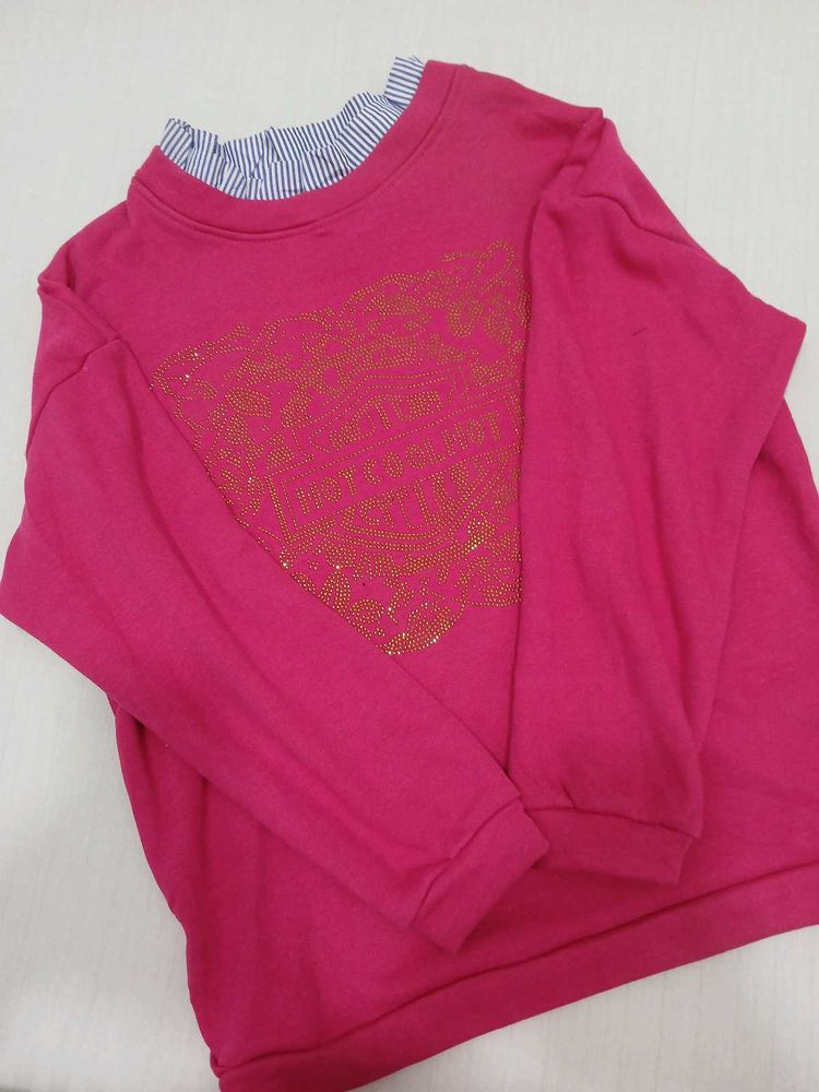 Cute Pink Layered Top