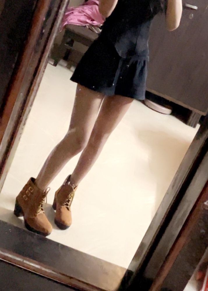 Women Brown Casual Boots 👢