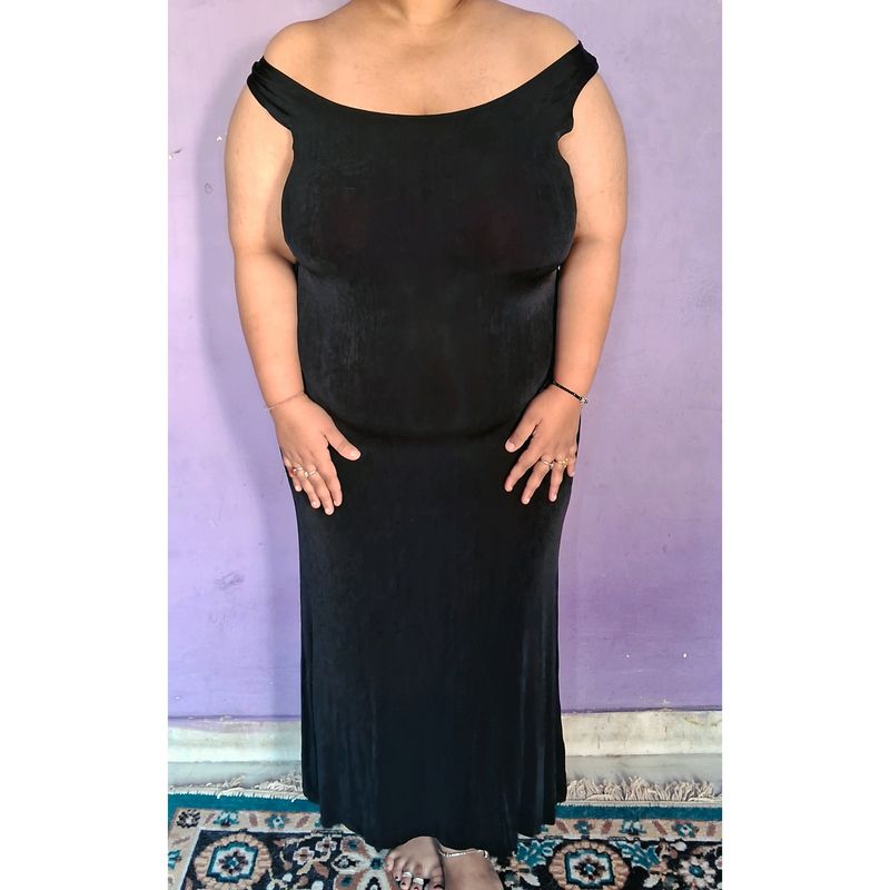 Super Strechy Black Sexy Dress