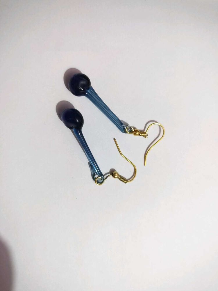 Blue Drop Earrings