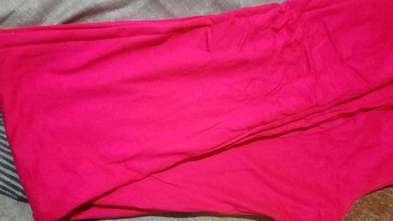 Hot Pink Ethnic Bottom legins Xl size stracheble