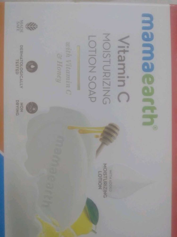 Mamaearth Vitamin C Moisturizing Lotion Soap