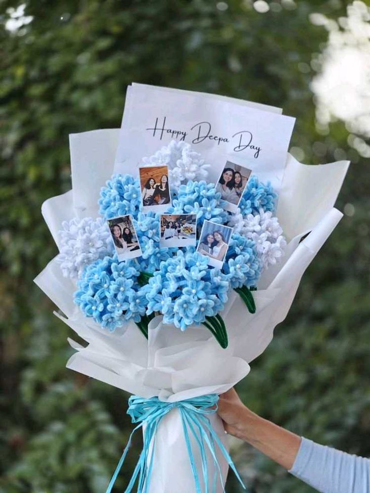 Personalized Photo Flower Bouquet-L