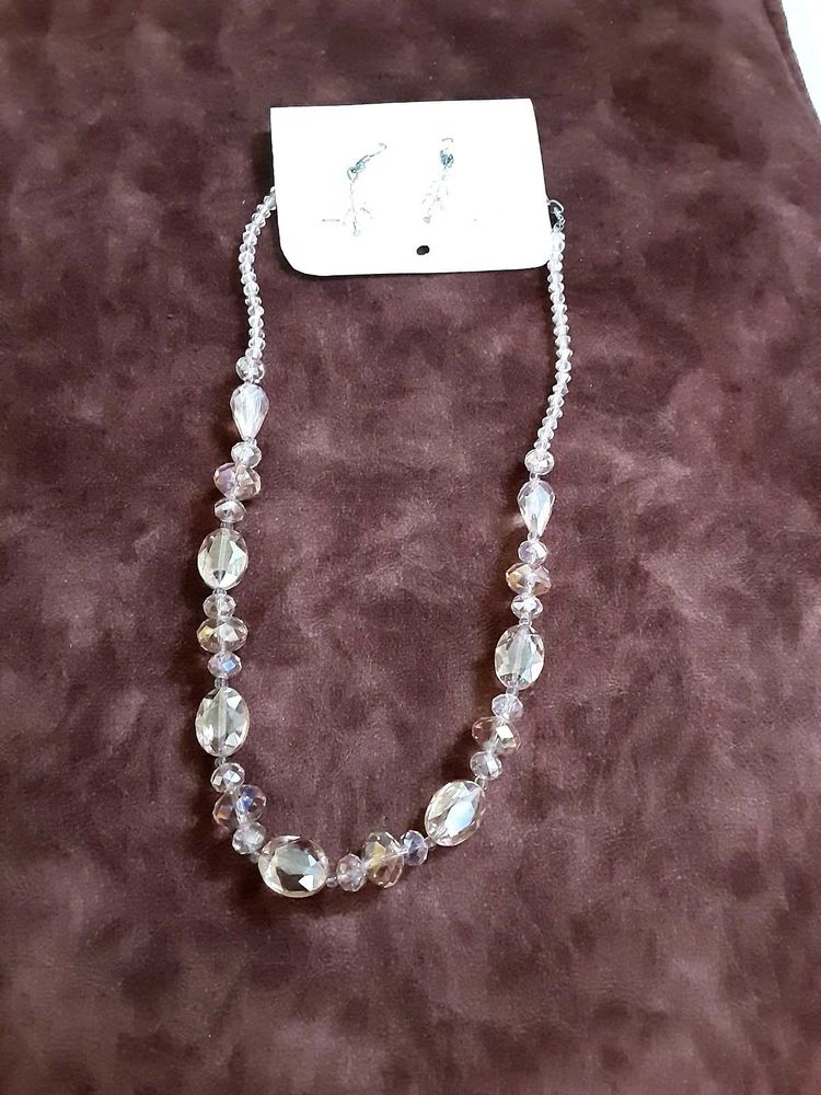 New Crystal Beaded Necklace