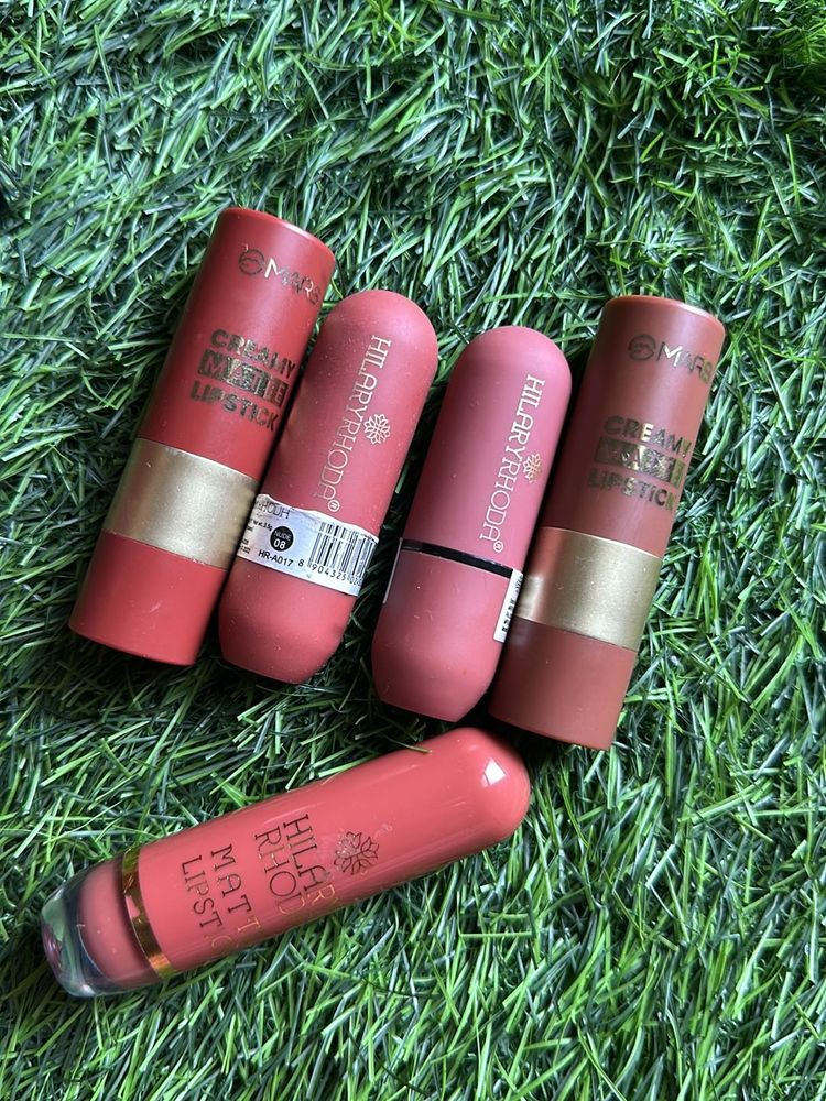 5 Hilary Rhoda Lipstick Bundle
