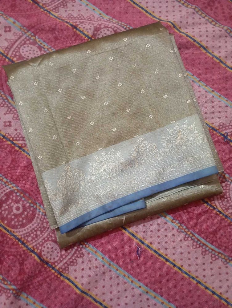 Elegant Saree design kurti fabric