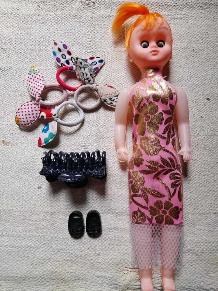 Vintage Doll with Accessories