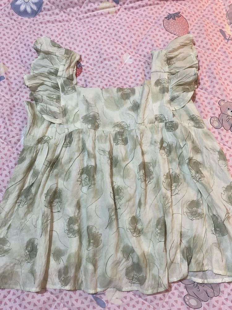 Floral Ruffle Tank Top