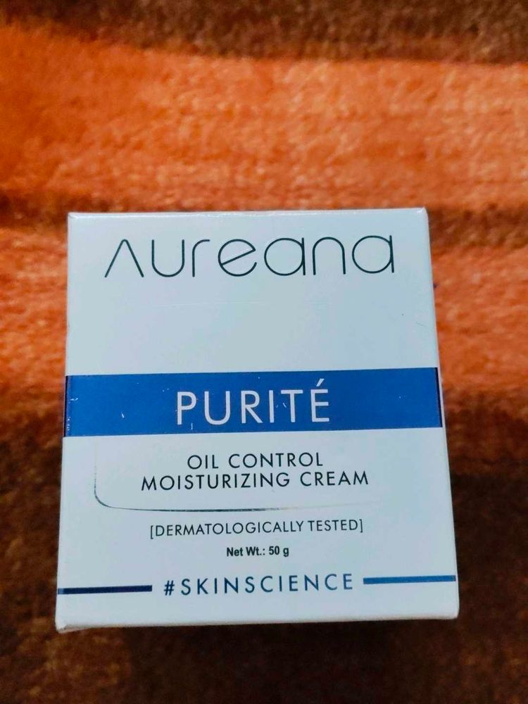 New - AUREANA OIL CONTROL MOISTURIZING CREAM