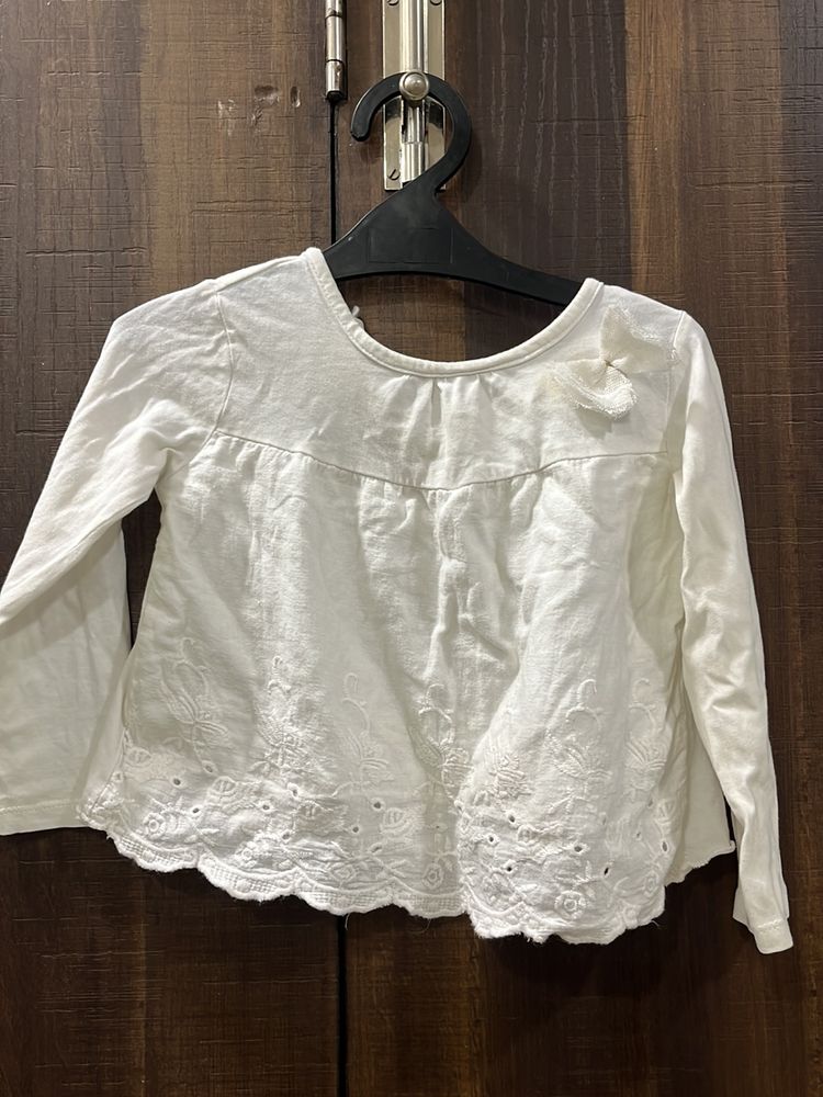 Very Smart Zara Too For Girls With Cutwork