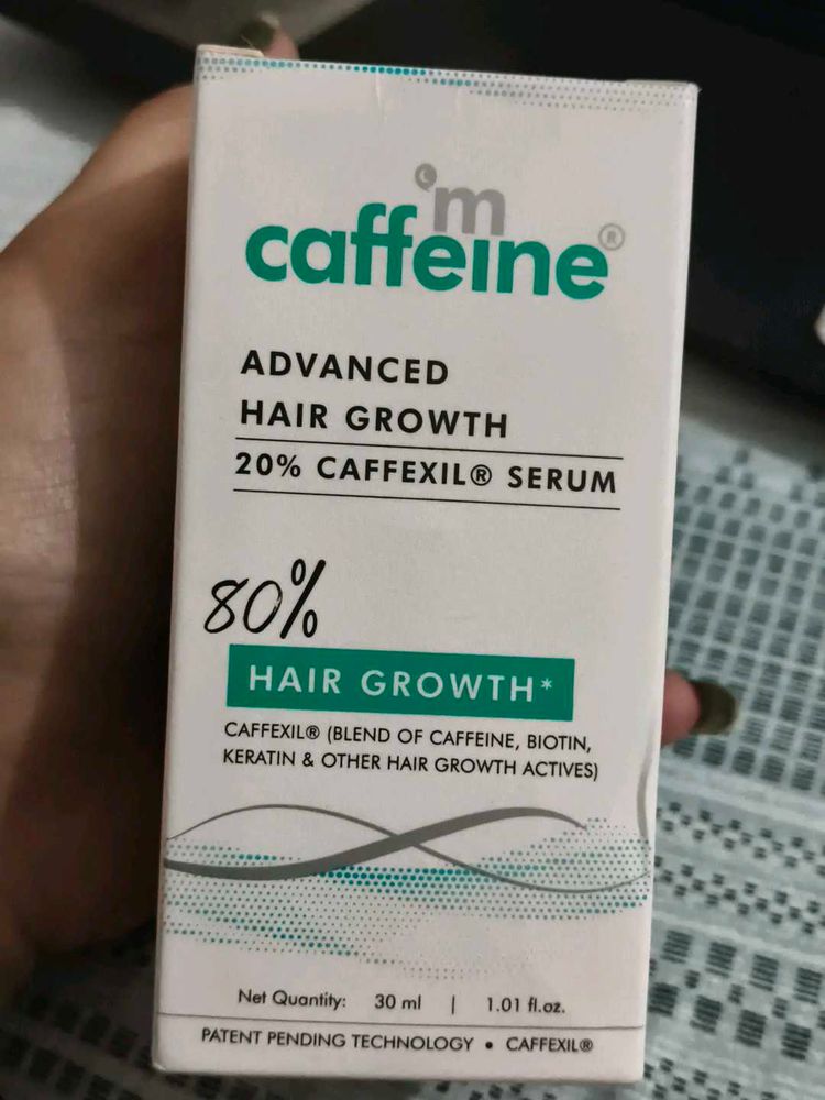 m caffeine advanced hair growth serum