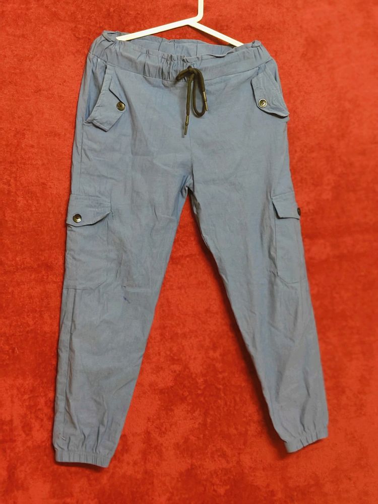 Stylish Blue Cargo Jogger😍❤️