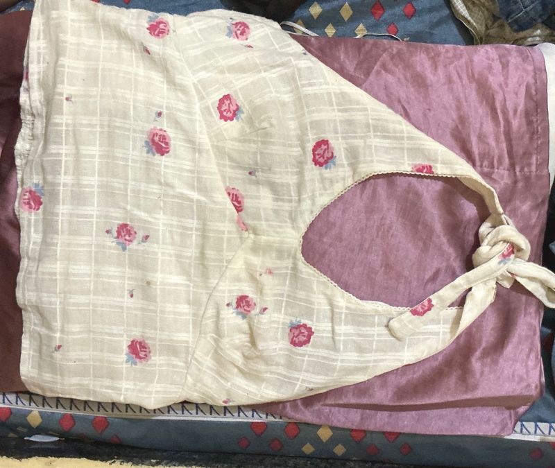 Halter Neck  Floral Bonnet Top