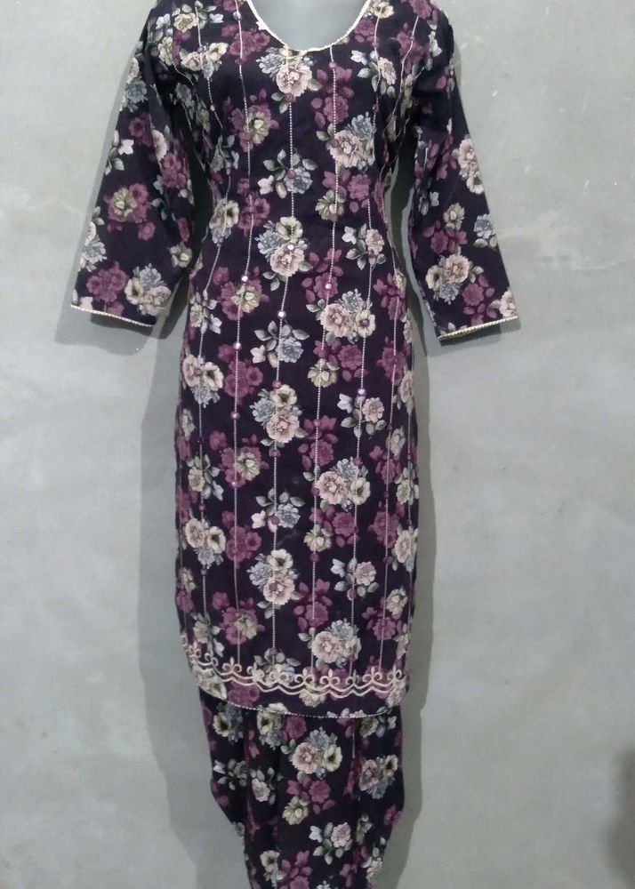 Cotton Printed Suit