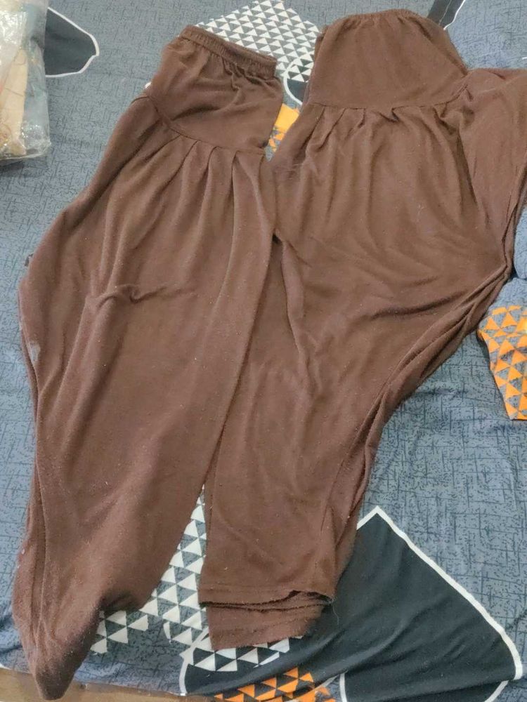 Brown Salwar Kameez Bottoms