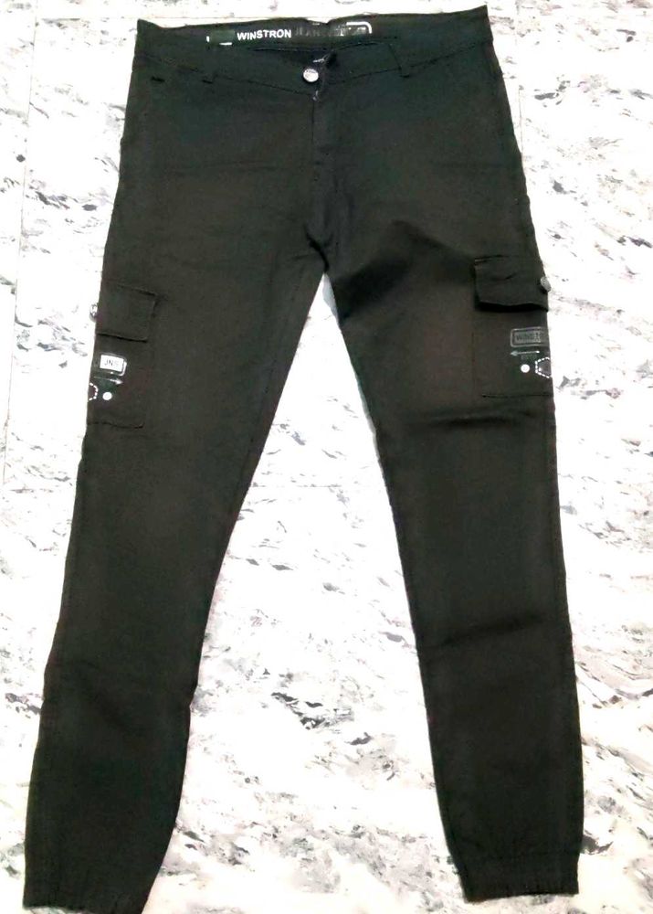 WINSTON Dark Green Cargo Pants