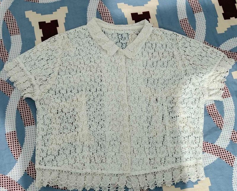 White Translucent Shirt