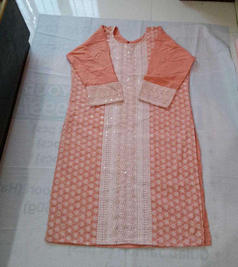 New Chikankari Kurti