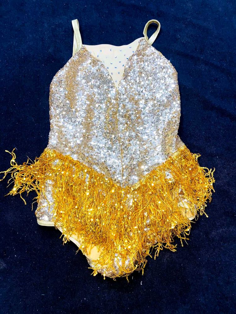 Sequin Bodysuit Dress Party Dance Costume