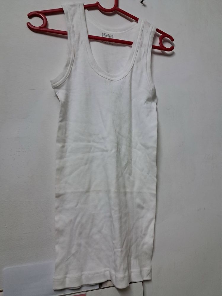 Macho Large Vest Banyan Pack Of 2 Unused