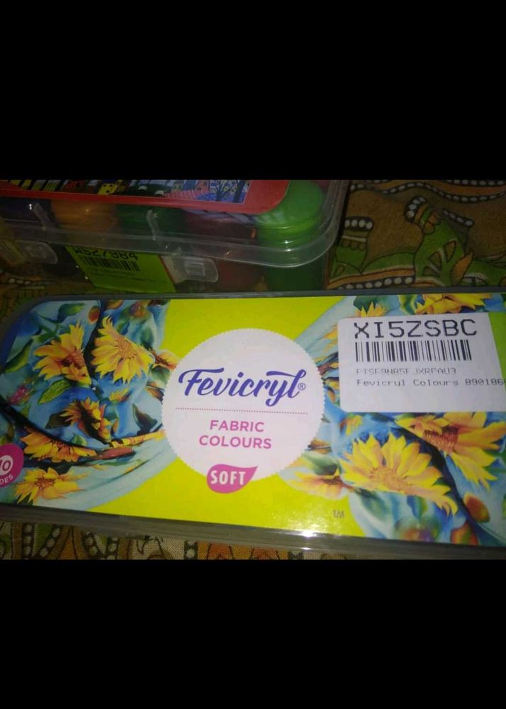 Fevicryl Fabric Colours - Set of 10