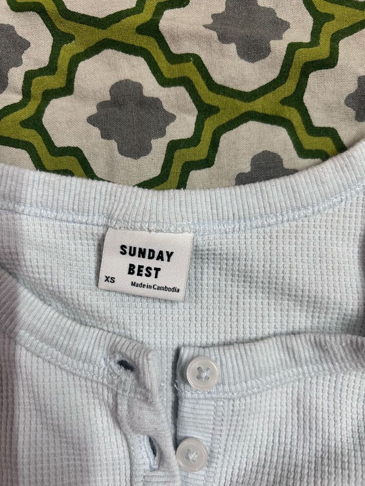 Sunday Best Waffle Knit Top