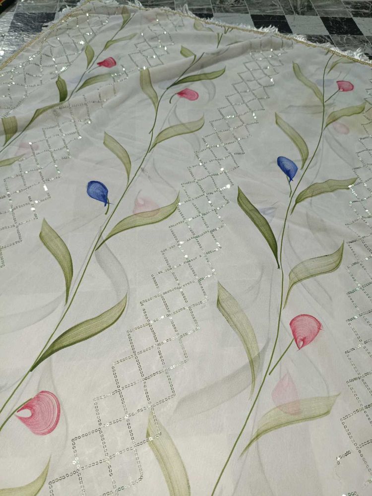 Floral Dupatta