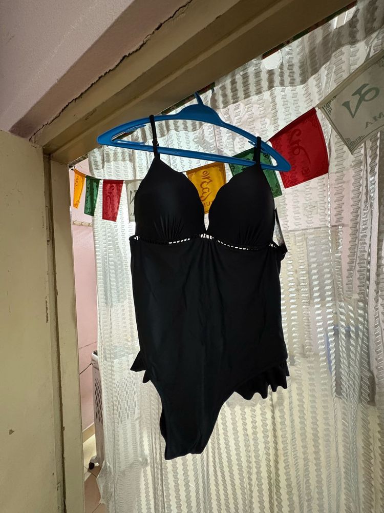 Black One Piece Swimsuit
