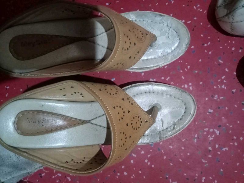 Worn Flats &amp; Sandals