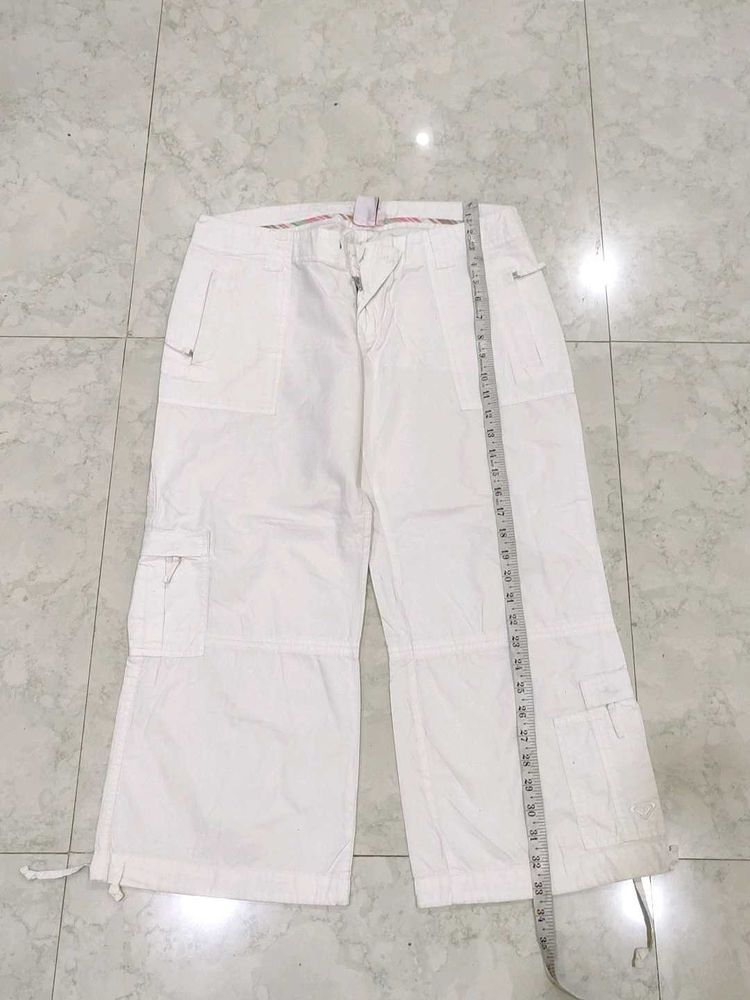 White Capri Pants