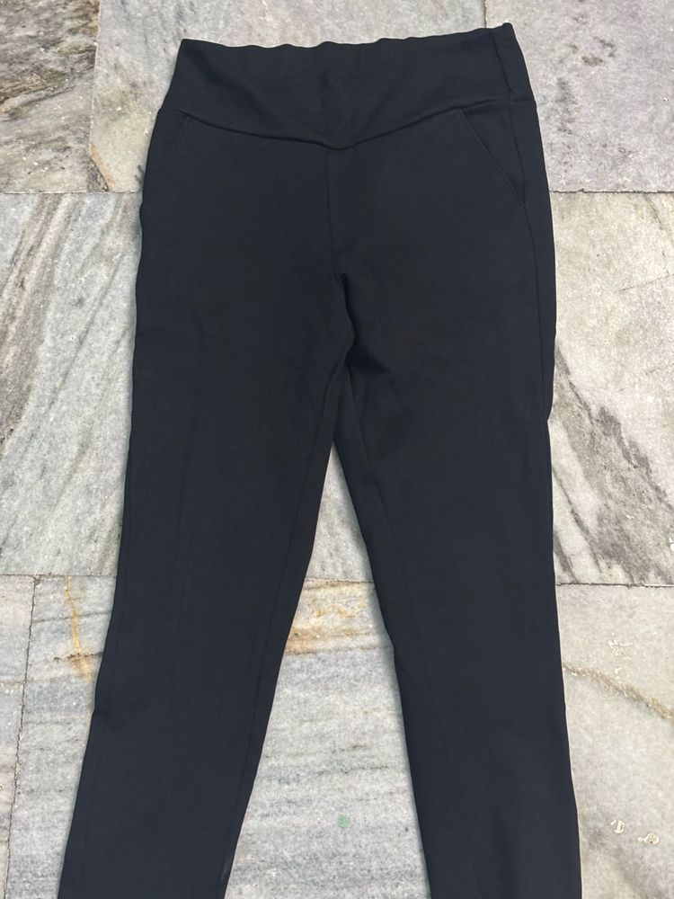 Black Straight Leg Pants