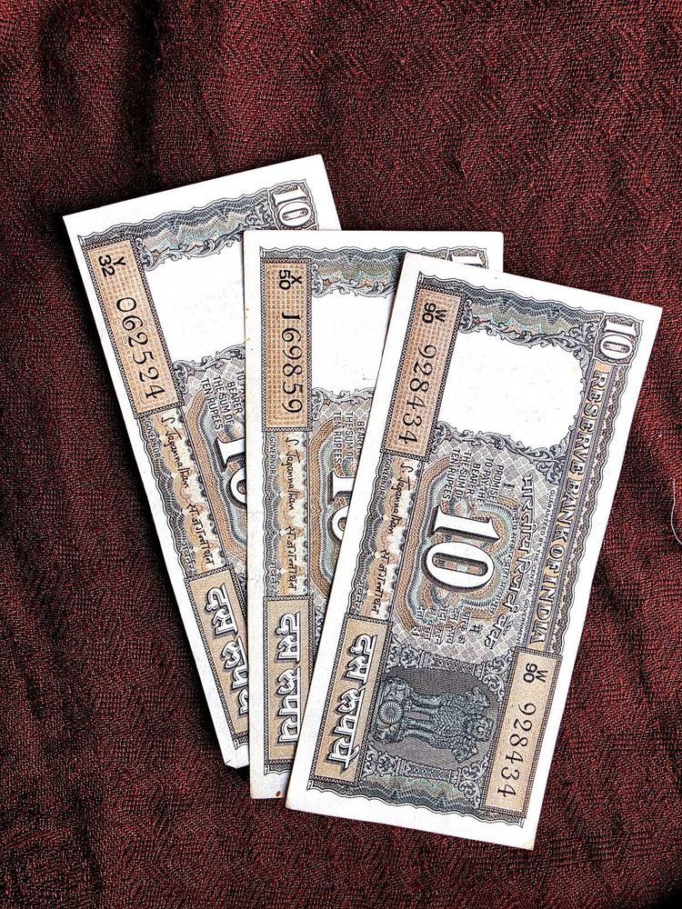 💥✨10 rs Rare SIGNED note set✨💥